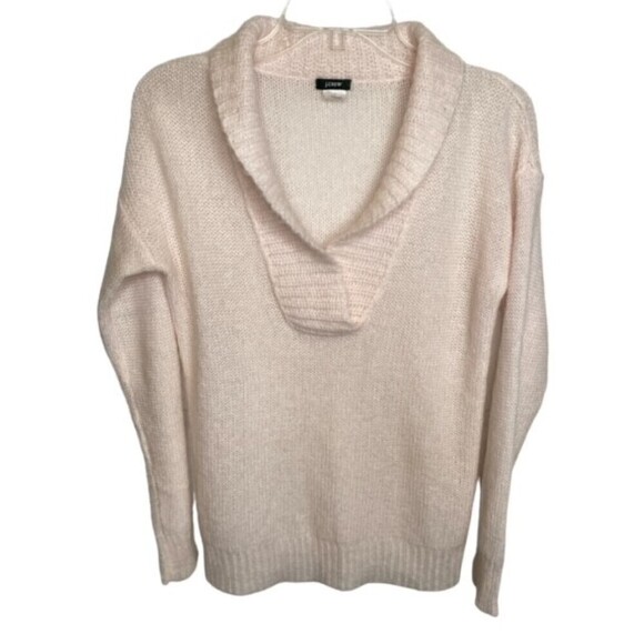 J Crew Sweaters - J Crew Sweater Womens Small S Barely Pink Long Sleeve Lightweight Comfort EUC